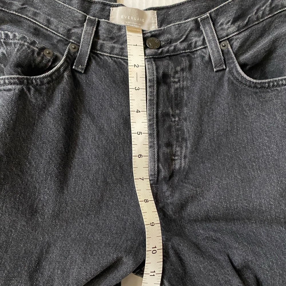 Everlane The 90s Cheeky Jean Organic Cotton Black Button Fly - Picture 11 of 16